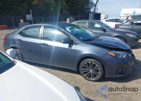 2016 Toyota Corolla S Plus z USA, uszkodzony, nr VIN 2T1BURHE0GC562627